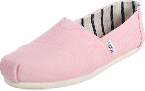 TOMS Women's Classics Heritage Canvas Espadrille Pumps Powder UK 3.5 Pink