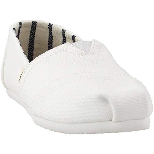 TOMS Venice Collection Alpargata Toms White Canvas 5.5 B (M)