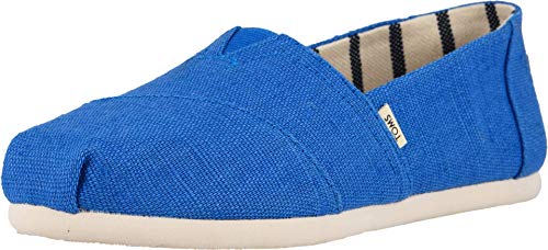 TOMS Women's Alpargata Espadrille, Size: 5.5 B(M) US, Color: Blue Crush Heritage