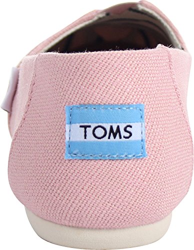 TOMS Women's Classics Heritage Canvas Espadrille Pumps Powder UK 3.5 Pink