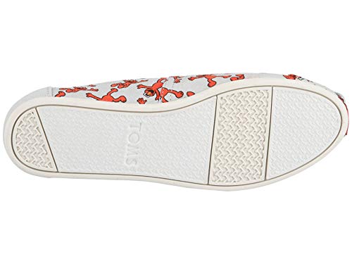 TOMS Women's Alpargata Light Grey Elmo 6 M