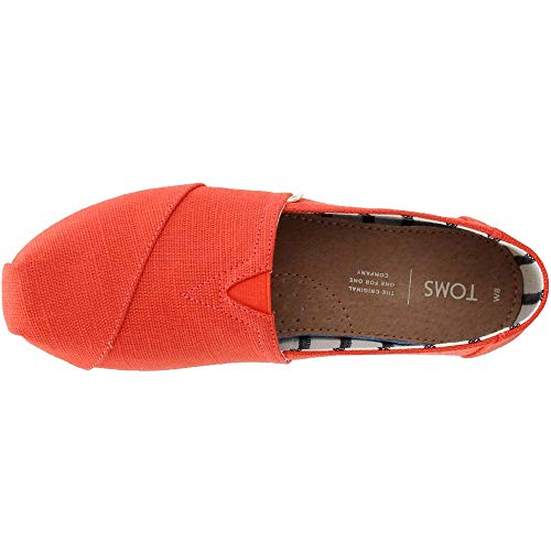 TOMS Cherry Tomato Heritage Canvas Women's Classics Venice Collection 10013503 (Size: 8)