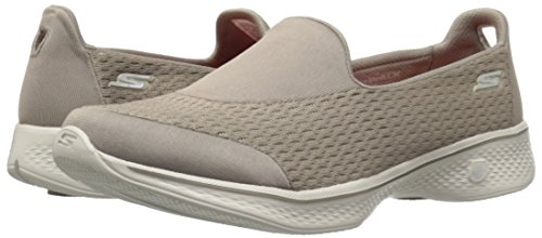 Skechers Performance Women's Go Walk 4 Pursuit Walking Shoe, Taupe - 5.5 B(M) US