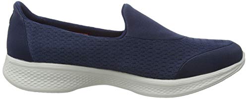 Skechers Performance Women's Go Walk 4 Pursuit Walking Shoe, Navy/Gray - 5 B(M) US