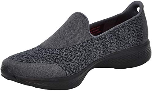 Skechers Performance Women's Go Walk 4 Pursuit Black/Charcoal Walking Shoe 7 M US