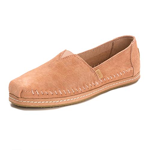 TOMS Alpargata Leather Wrap Toms Sand Pink Pig Suede Leather Wrap 8 B (M)