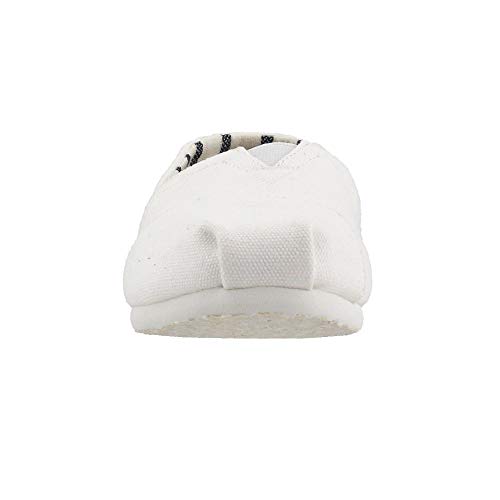 TOMS Women's White Canvas Alpr ESP (Size: 8)