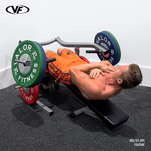 Valor Fitness BF-47 Adjustable Flat/Incline Bench Press with Independent Converging Arms and Ab Crunch Feature