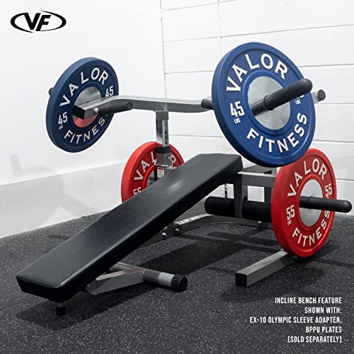 Valor Fitness BF-47 Adjustable Flat/Incline Bench Press with Independent Converging Arms and Ab Crunch Feature