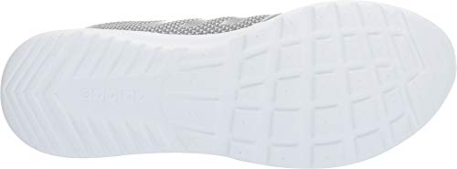 adidas Women's CloudfoamQT Racer Xpressive-Contemporary CloudfoamRunning Sneakers Shoes, light granite/silver metallic/grey, 9 M US