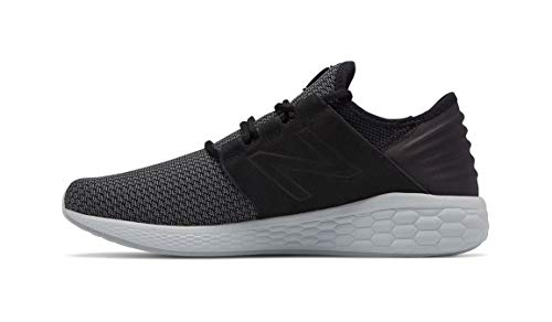 New Balance Men's Fresh Foam Cruz V2 Sneaker, Black/Castlerock/Nubuck, 9 D US