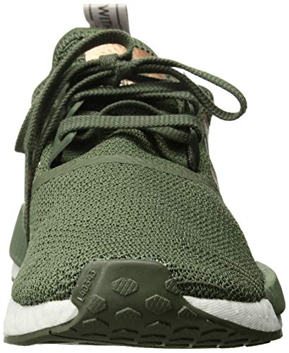 adidas Originals Women's NMD_R1, Base Green/Supplier Colour/Ice Purple, 5.5