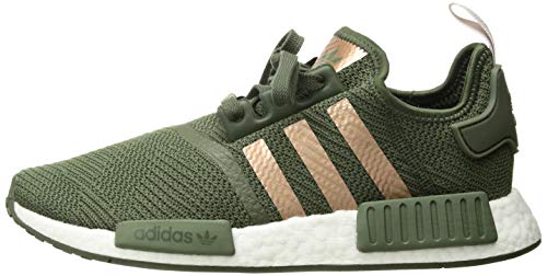 adidas Originals Women's NMD_R1, Base Green/Supplier Colour/Ice Purple, 5.5