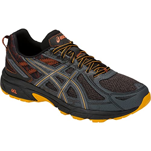ASICS Men's Gel-Venture 6 MX Running Shoes, 8, Black/Sunflower