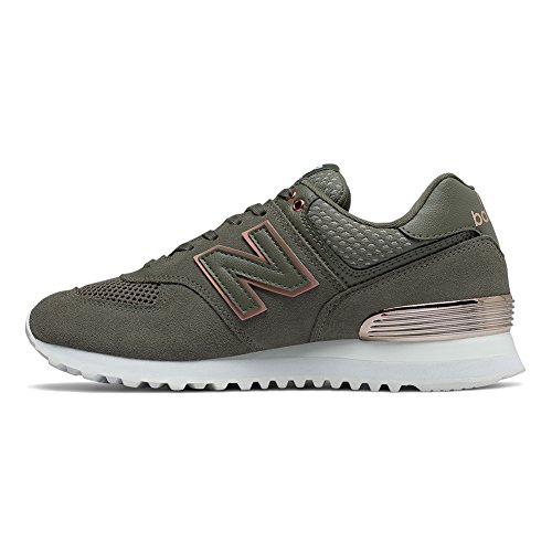 New Balance Women's 574 V2 All Day Sneaker, Military Foliag, 5.5 B US
