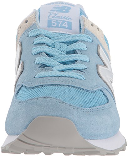 New Balance Women's 574 V2 Essentials Sneaker, Clear Sky/Overcast, 5.5