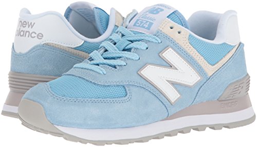 New Balance Women's 574 V2 Essentials Sneaker, Clear Sky/Overcast, 5.5