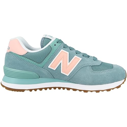 New Balance Women's 574 V2 Summer Sneaker, Smoke Blue, 5 B US