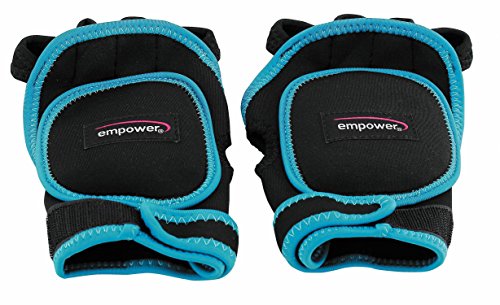 Empower Weighted Gloves: Women's Kickboxing & MMA, Blue