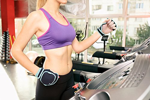 Empower Women's 2lb Mint Weighted Gloves - Kickboxing, MMA