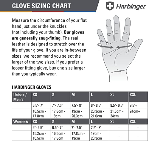 Harbinger Pro Wristwrap Weightlifting Gloves - XL, Black