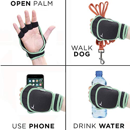 Empower Women's 2lb Mint Weighted Gloves - Kickboxing, MMA