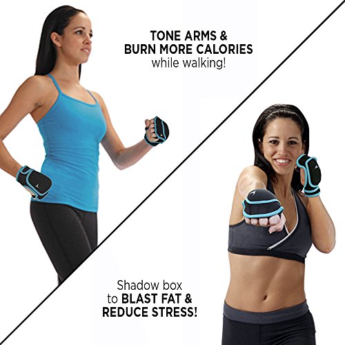 Empower Women's Kickboxing Gloves, 2 Lb Teal