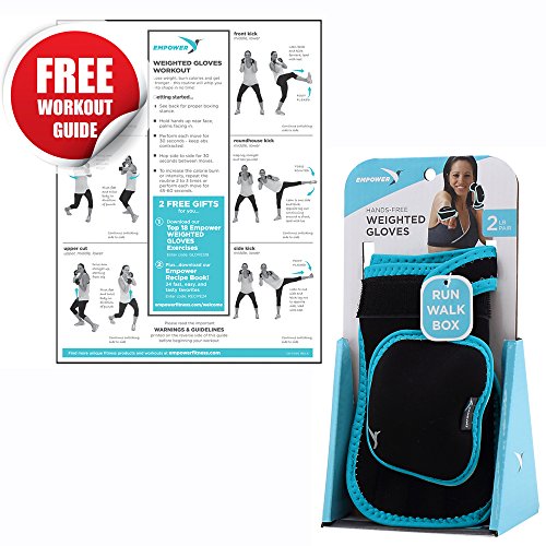 Empower Women's Kickboxing Gloves, 2 Lb Teal