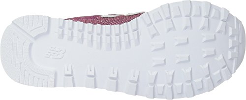 New Balance Women's 574 V2 Mermaid Sneaker, Dragon Fruit/Wh, 5.5 B US