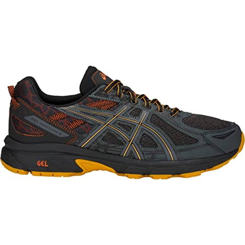 ASICS Men's Gel-Venture 6 MX Running Shoes, 11, Black/Sunflower