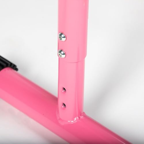 Titan Fitness Pink Dip Station Leg Raise Bars Body Weight Parallettes Crossfit