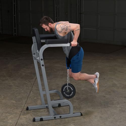 Body-Solid Vertical Knee Raise with Dip Station
