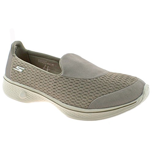 Skechers Performance Women's Go Walk 4 Pursuit Walking Shoe, Taupe - 10 B(M) US
