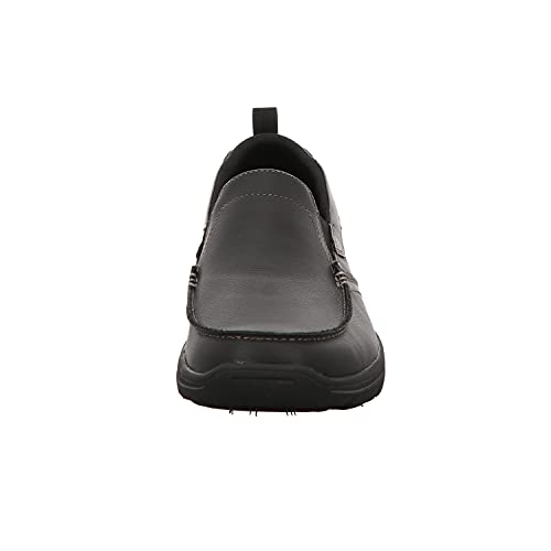 Skechers Men's Relaxed Fit: Harper-Forde Slip-On Loafer, Black, 6.5 M US