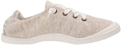 Roxy Women's Bayshore Slip On Sneaker Shoe, New Natural, 8 M US