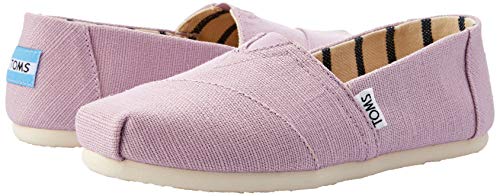 TOMS Women's Classics Soft Lilac Heritage Canvas 10011676 Women's Size 9.5