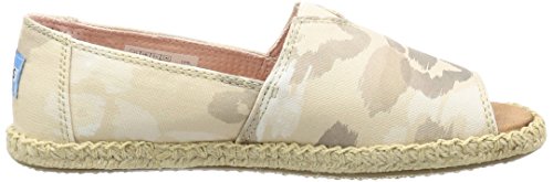 TOMS Alpargata Open Toe Natural Watercolor Floral 6