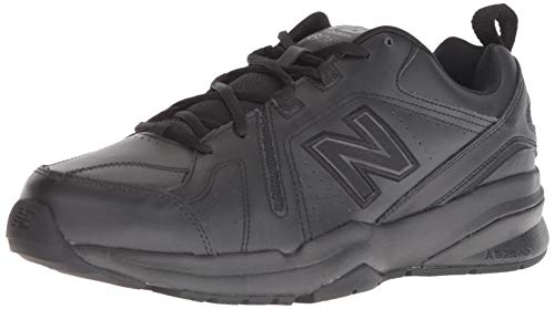 New Balance Men's 608 V5 Casual Comfort Cross Trainer, Black/Black, 7.5 Wide