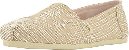 TOMS Alpargata Oxford Tan Abstract Jaquard (Vegan) 8 B (M)
