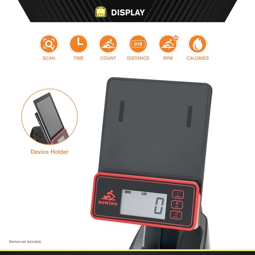 Circuit Fitness Folding Magnetic Rowing Machine - Cardio Body Building Rower AMZ-979RW