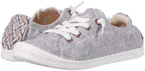 Roxy Women's Bayshore Slip On Shoe Sneaker, Heathered Grey, 10