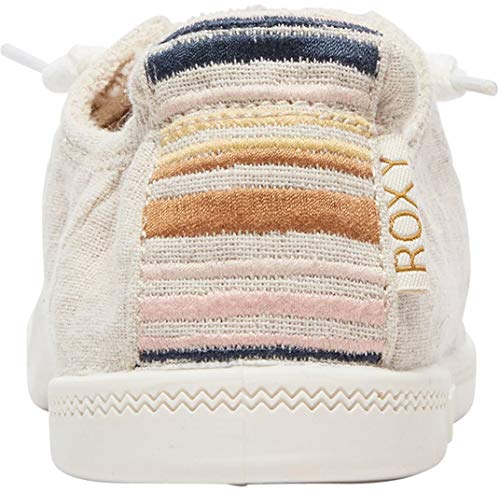 Roxy Women's Bayshore Slip On Sneaker Shoe, tan/brown, 10 Medium US