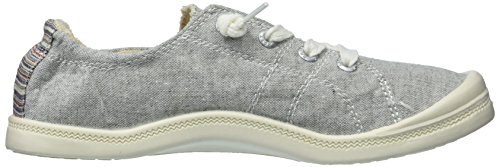 Roxy Women's Bayshore Slip on Sneaker Shoe, Grey Ash, 9 Regular US
