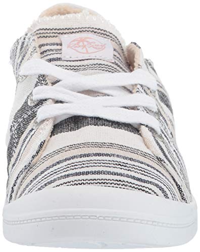 Roxy Women's Bayshore Slip On Sneaker Shoe, New Light Multi, 10 Medium US