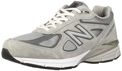 New Balance Men's Made 990 V4 Sneaker, Grey/Castlerock, 8.5 XXW US