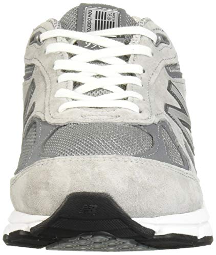New Balance Men's Made 990 V4 Sneaker, Grey/Castlerock, 8.5 XXW US