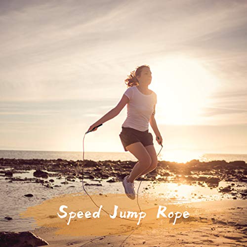 5BILLION Speed Jump Rope - 360° Swivel Ball Bearing - Adjustable - Workout for Double Unders, Exercise, WOD, Outdoor, MMA & Boxing Training (orange)