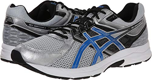 ASICS Men's Gel Contend 3 Running Shoe, Silver/Electric Blue/Black