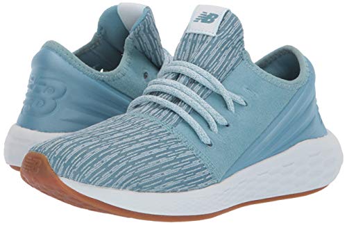 New Balance Women's Fresh Foam Cruz Decon V2 Sneaker, Blue Fog/Platinum Sky, 10 D US