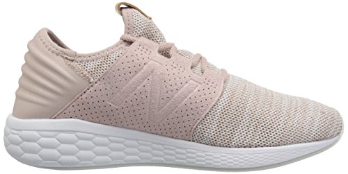 New Balance Women's Fresh Foam Cruz V2 Sneaker, Charm/White, 10 B US